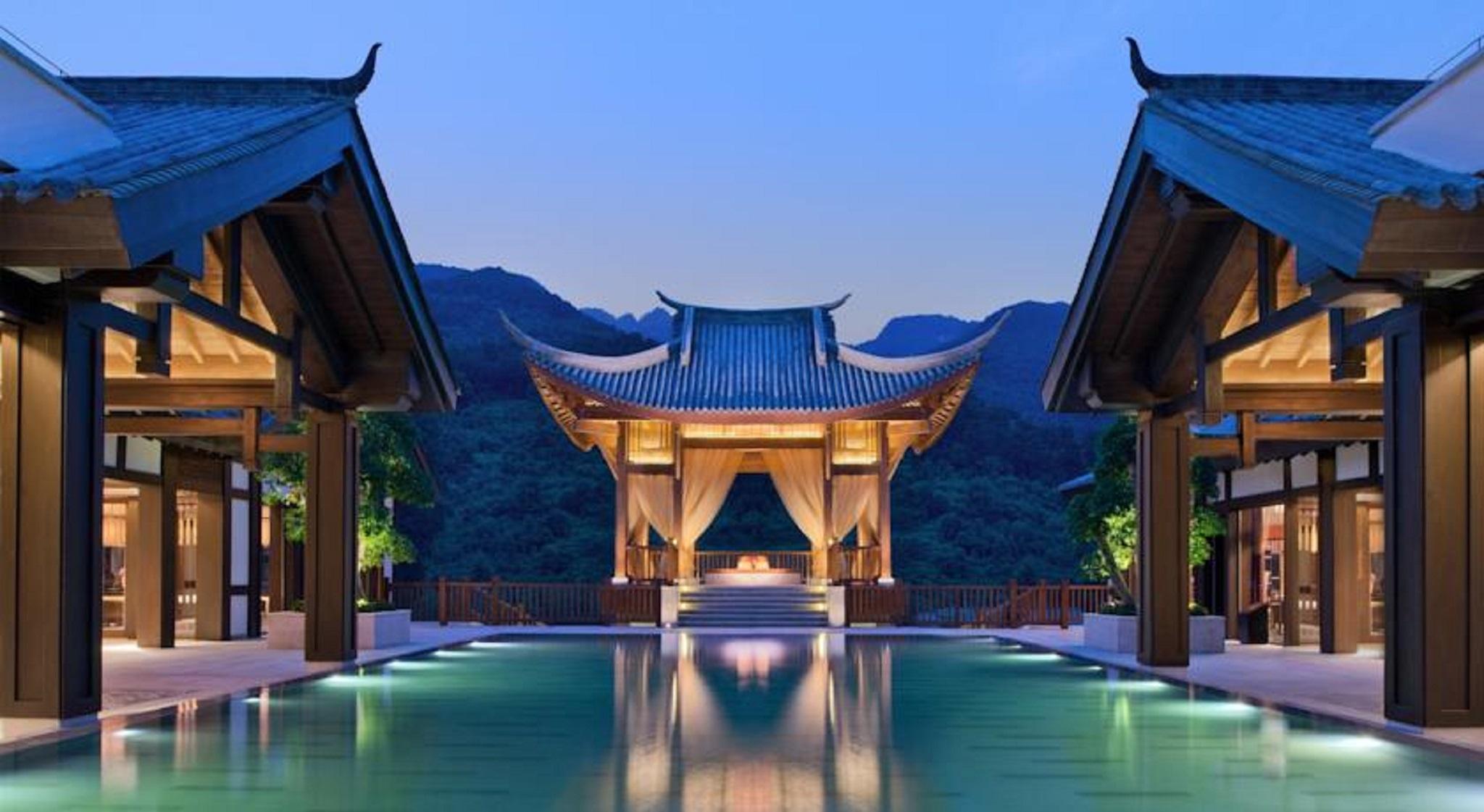 Hotel Banyan Tree Chongqing Beibei Exteriér fotografie